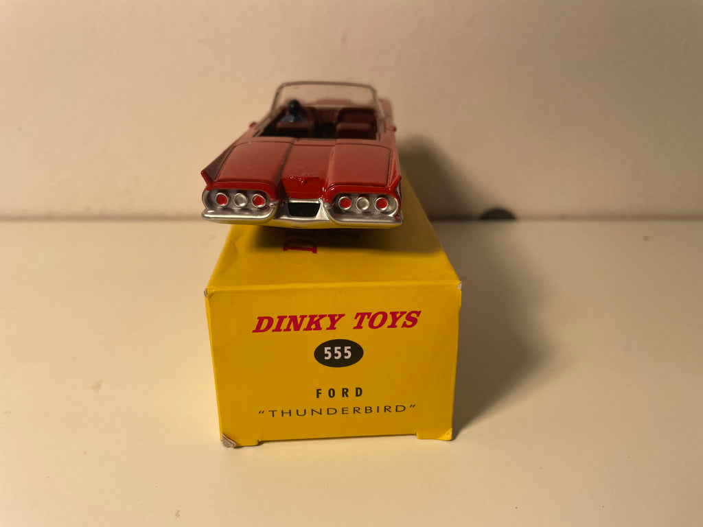 Ford Thunderbird cabriolet rosso scuro Dinky-Toys (edizioni Atlas) - N°555