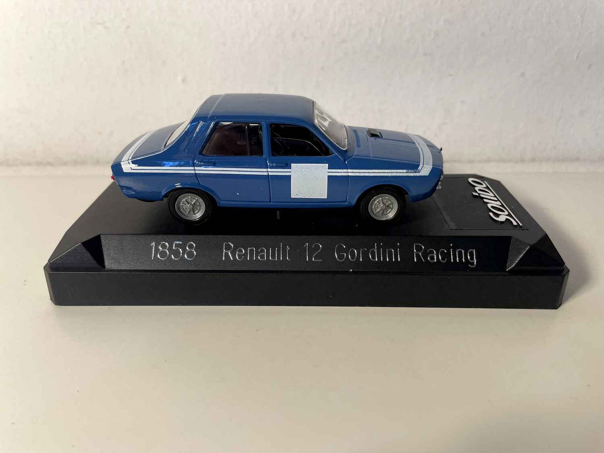 Renault 12 Gordini Racing blu (riferimento Solido 1858)