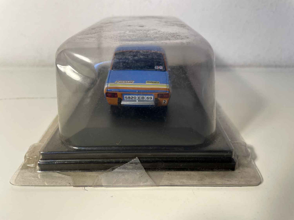 Renault 12 Gordini bleue et orange numéro 2 de 1971 (blister)