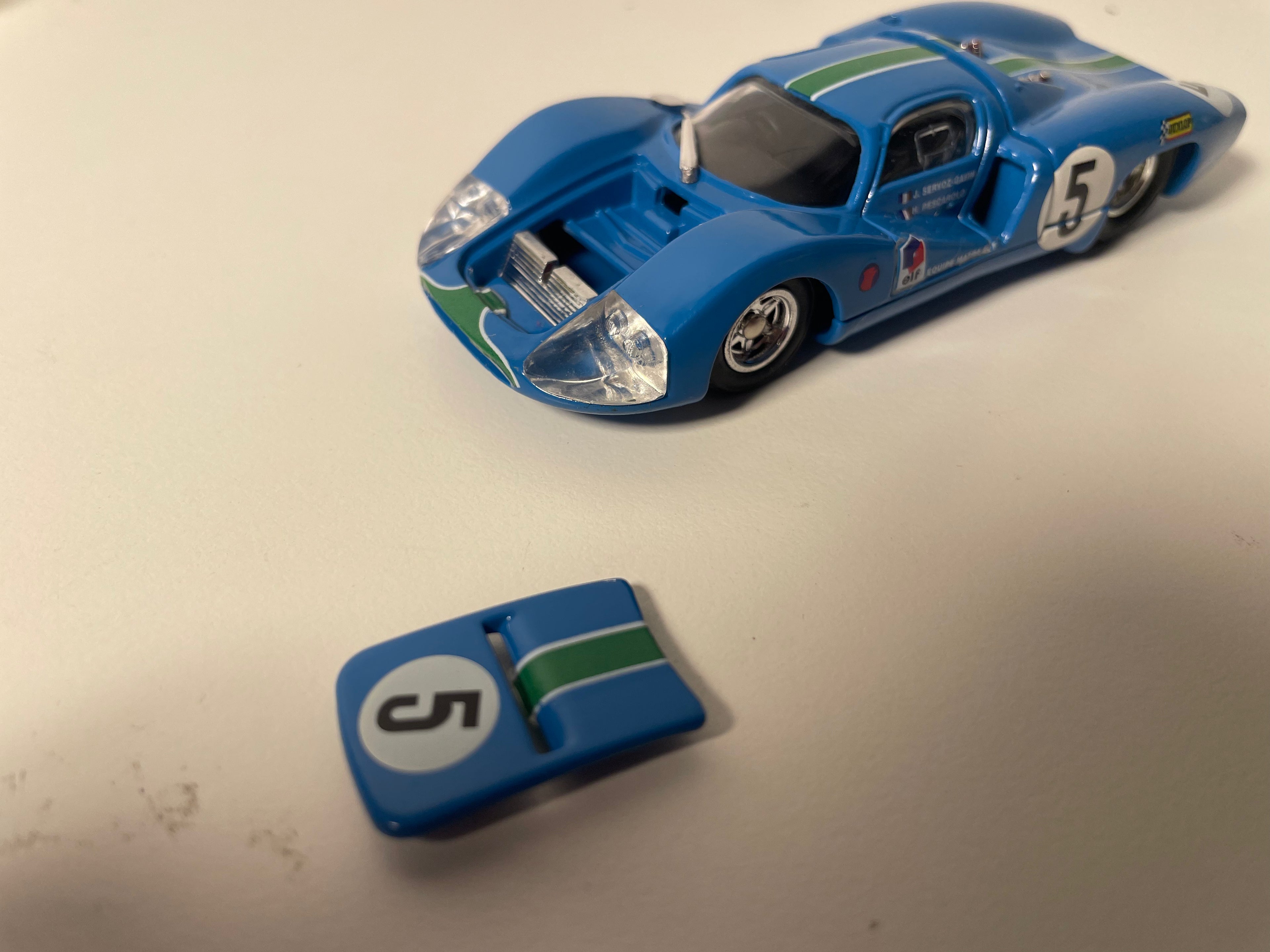 Matra 630 bleue et verte numéro 5 Dinky-Toys (éditions Atlas) - N°1425E