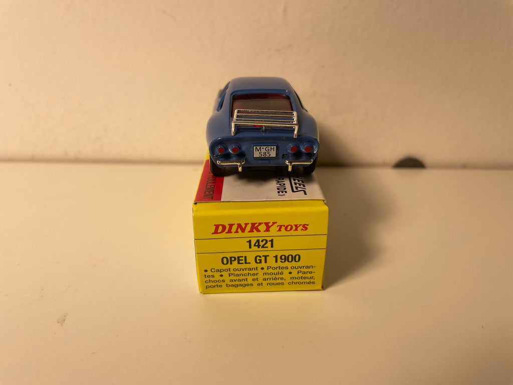 Opel GT 1900 azul Dinky-Toys (edições Atlas) - N.º1421
