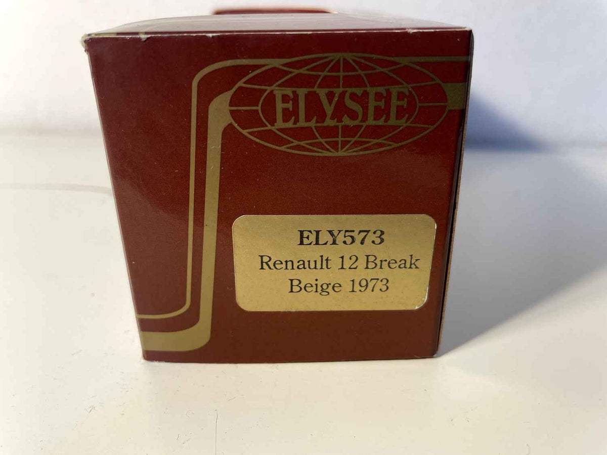Renault 12 break beige de 1973 - Collection ELYSEE