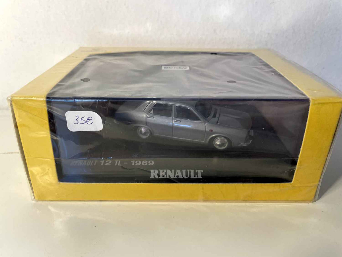 Renault 12 TL szara z 1969 roku (pudełko prostokątne) - NOREV