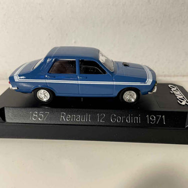Renault 12 Gordini bleue de 1971 (Solido référence 1857) avec boite en carton