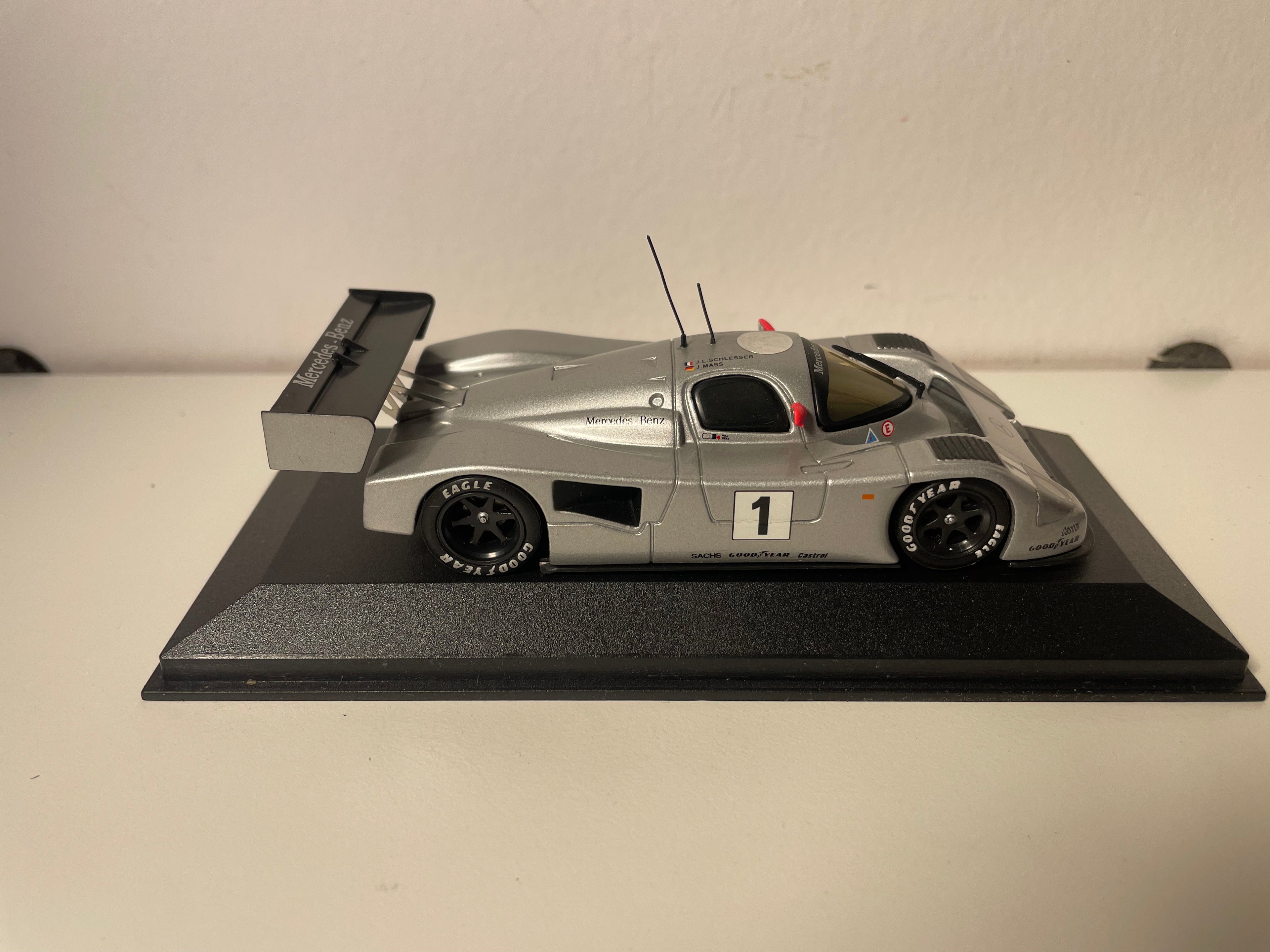 Mercedes C291 grise numéro 1 de 1991 - Models Max