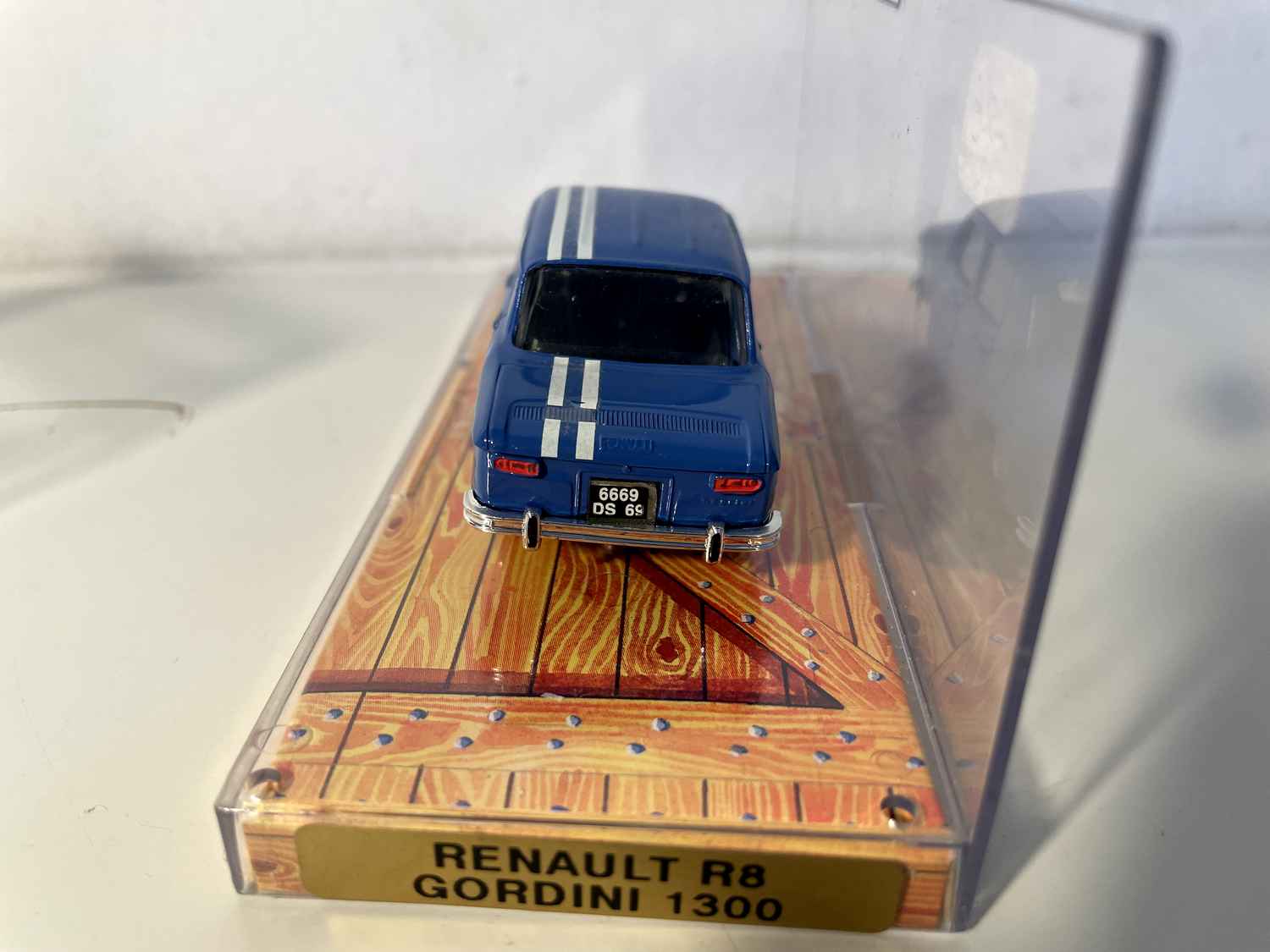 Renault 8 Gordini 1300 blue - NOREV (purple cardboard box)
