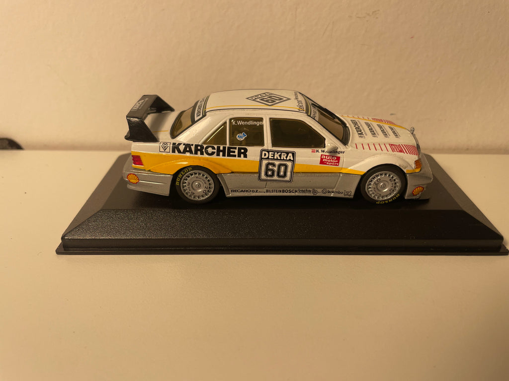 Mercedes 190 E Evo 2 biało, żółto i szaro numerek 60 - Minichamps referencja 3130