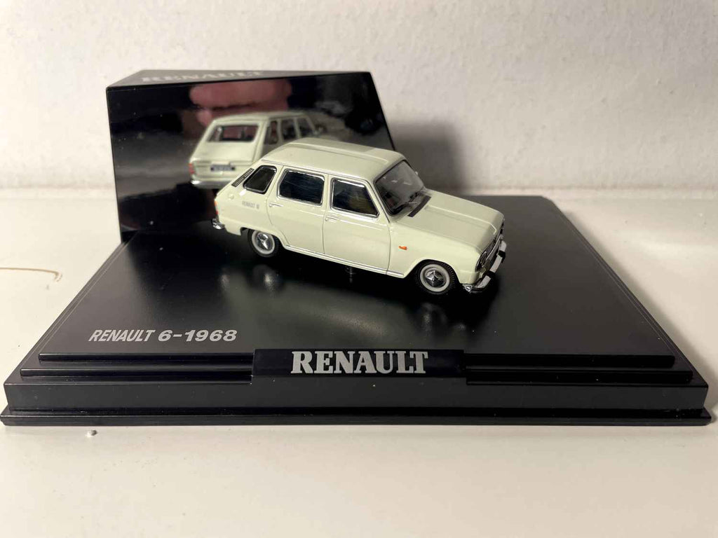 Renault 6 blanc cassé/crême? de 1968 (coffret boite rectangle) - NOREV