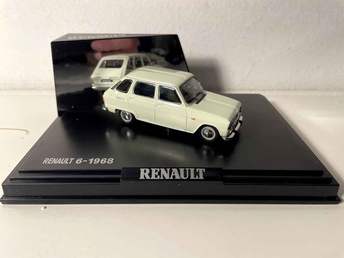 Renault 6 blanc cassé/crême? de 1968 (coffret boite rectangle) - NOREV