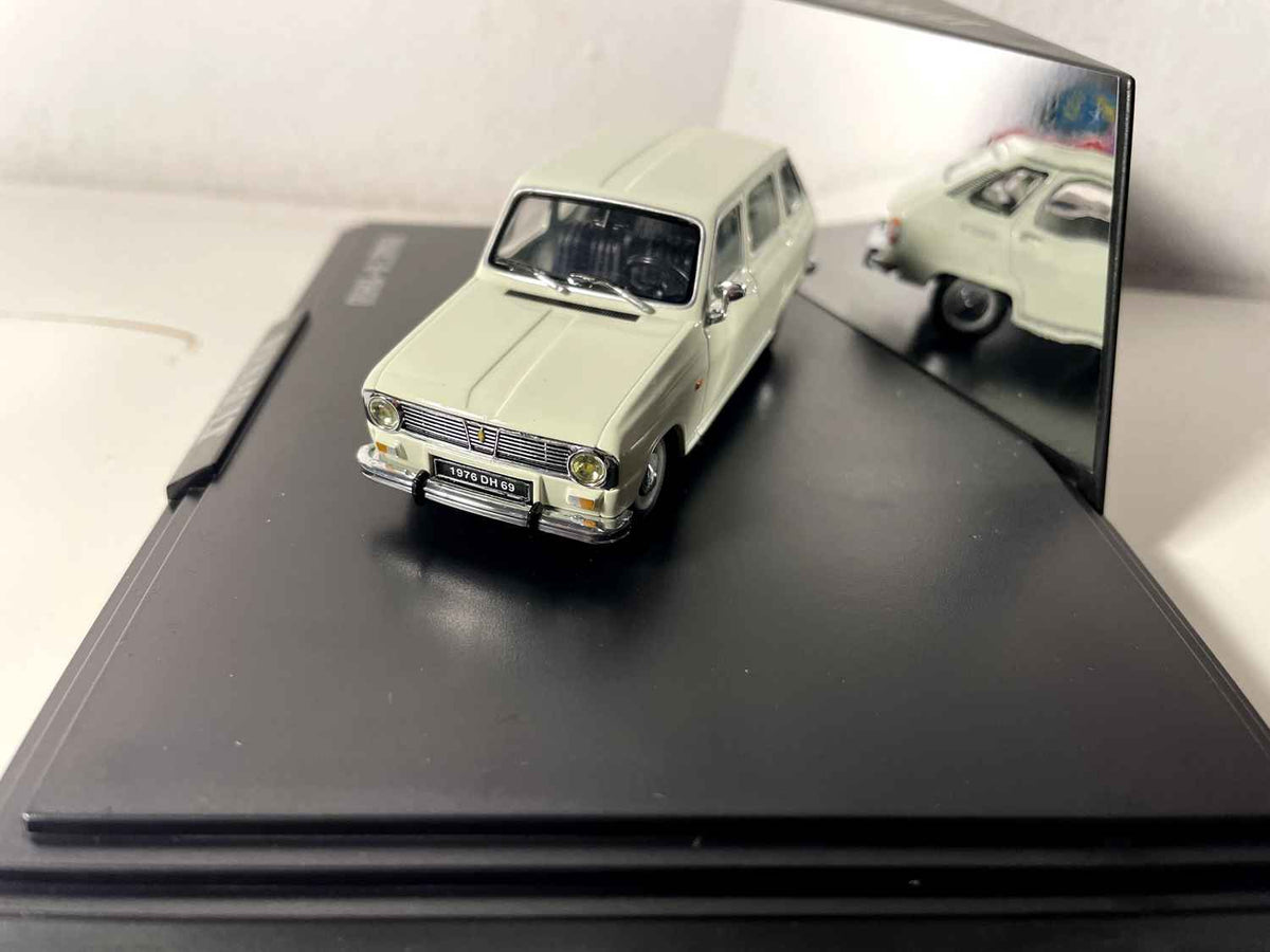 Renault 6 blanc cassé/crême? de 1968 (coffret boite rectangle) - NOREV