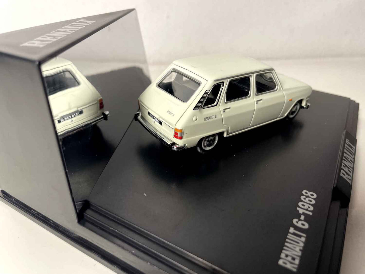 Renault 6 blanc cassé/crême? de 1968 (coffret boite rectangle) - NOREV