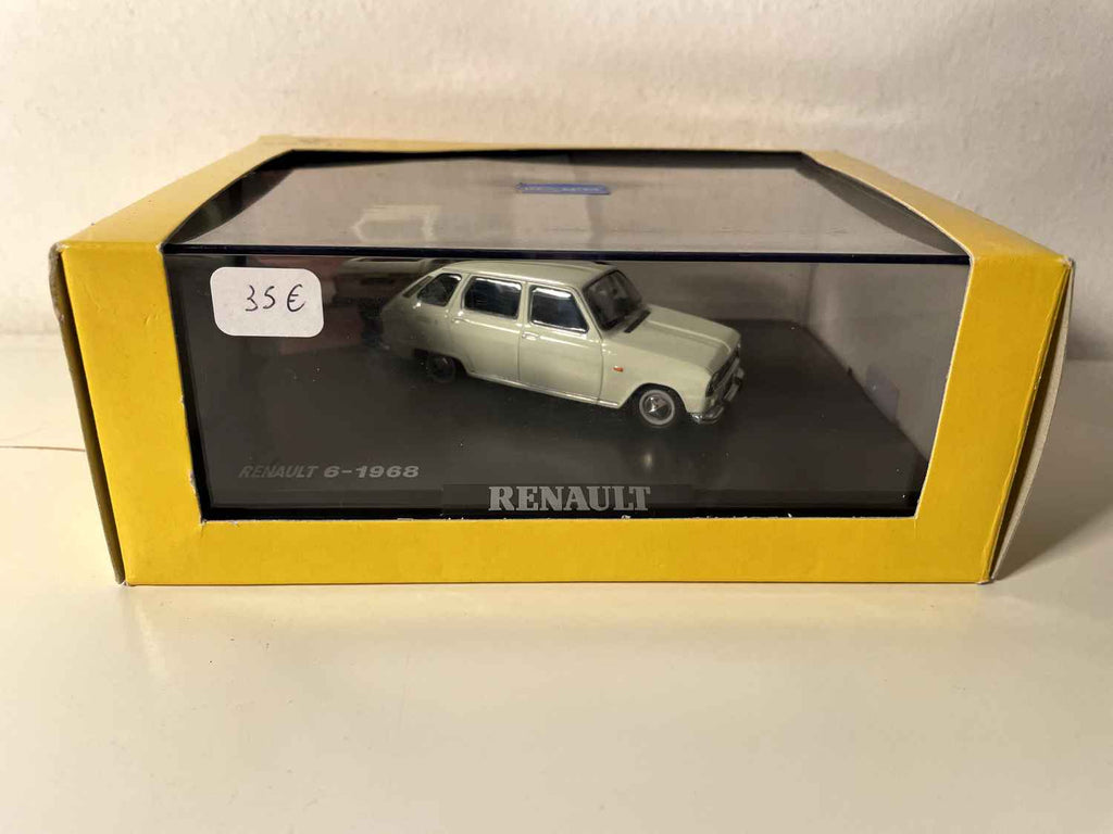 Renault 6 blanc cassé/crême? de 1968 (coffret boite rectangle) - NOREV