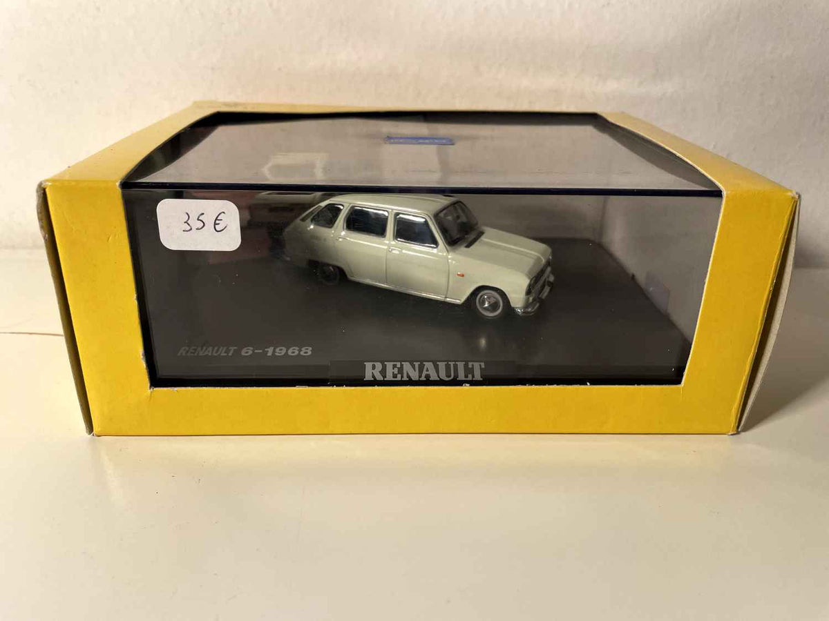 Renault 6 blanc cassé/crême? de 1968 (coffret boite rectangle) - NOREV