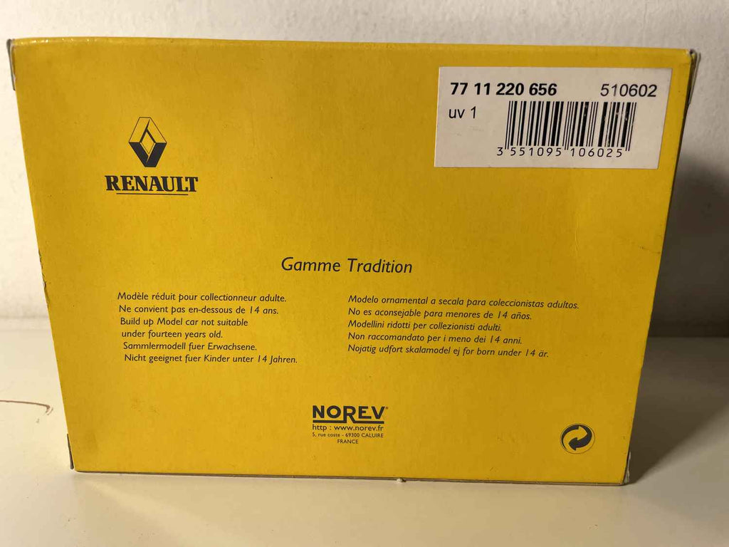 Renault 6 blanc cassé/crême? de 1968 (coffret boite rectangle) - NOREV