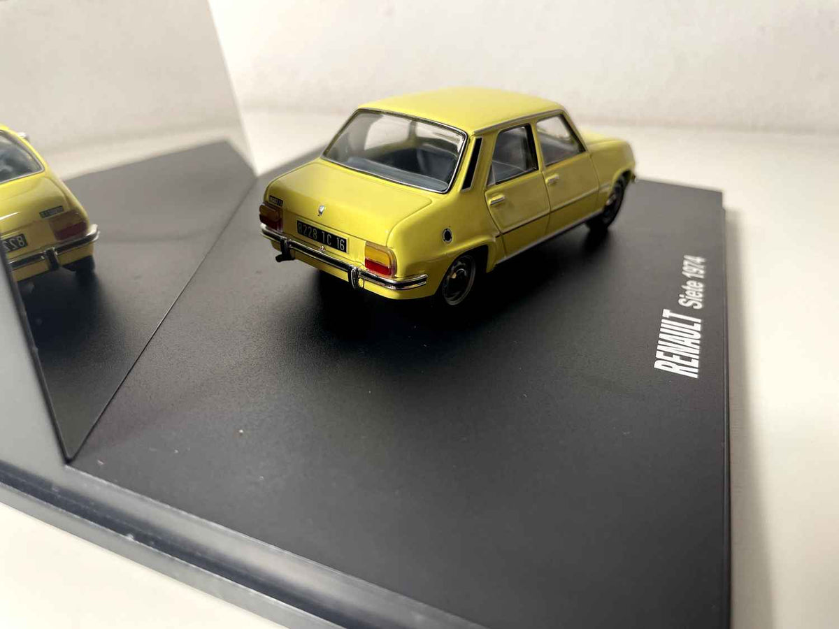 Renault Siete jaune (Renault 7) de 1974 (caja rectangular) - IXO