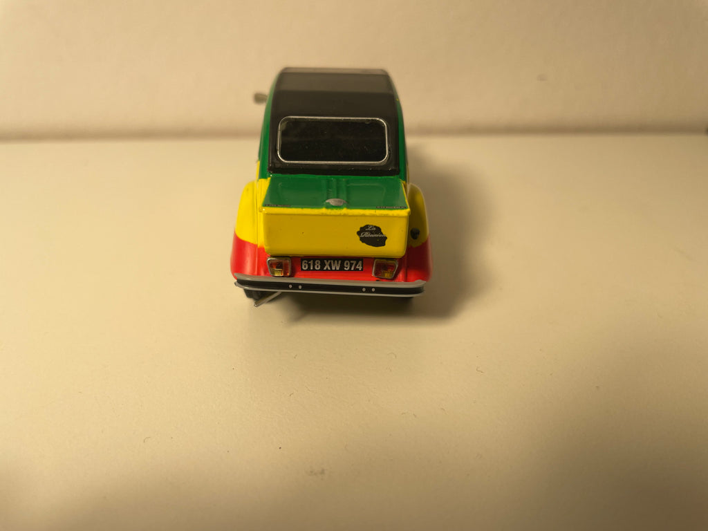 Citroën 2 CV rouge, jaune et verte - Eligor (sous blister)