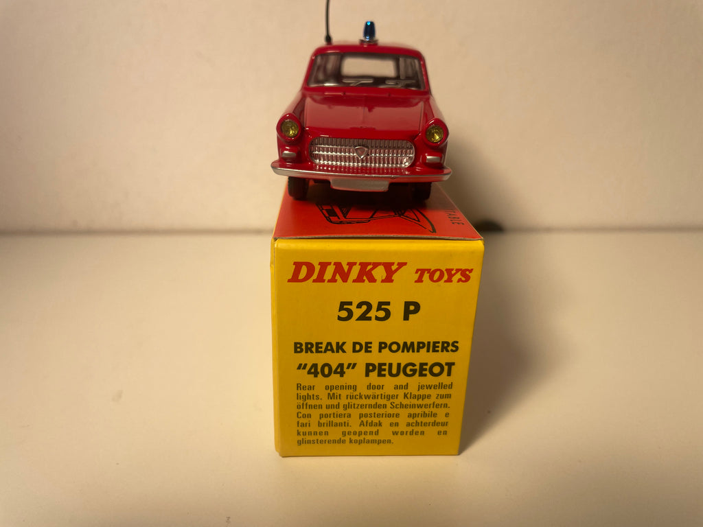 Peugeot 404 break czerwony strażaków Dinky-Toys (edycje Atlas) - N°525 P