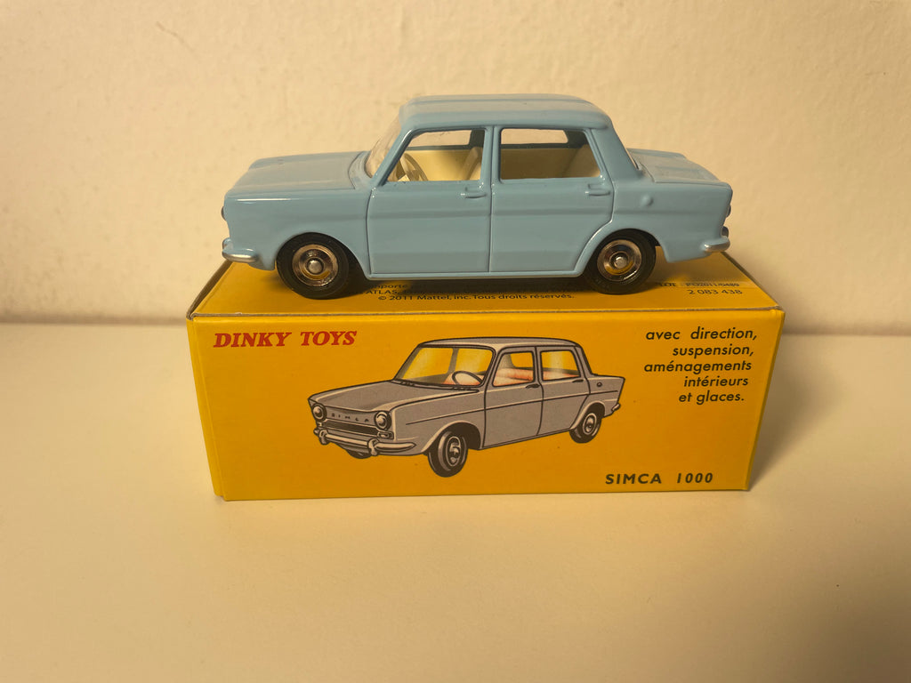Simca 1000 bleue claire Dinky-Toys (éditions Atlas) - N°519