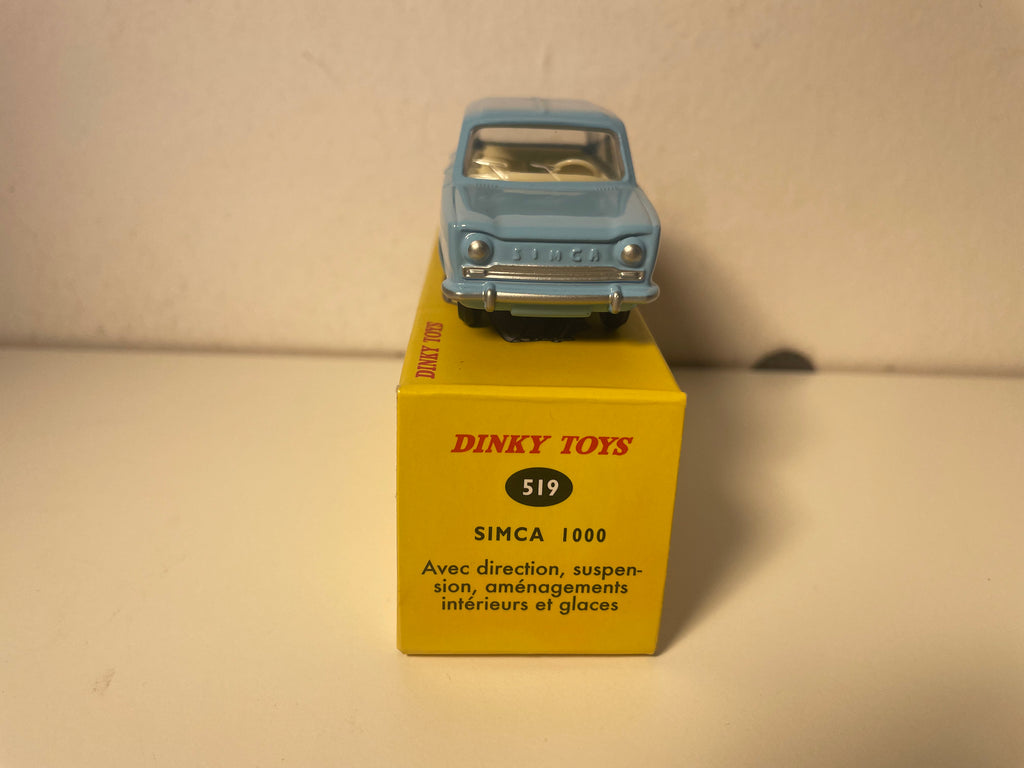 Simca 1000 bleue claire Dinky-Toys (éditions Atlas) - N°519