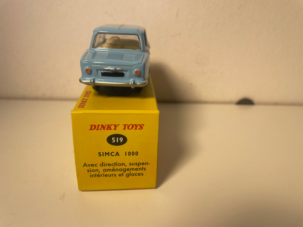 Simca 1000 bleue claire Dinky-Toys (éditions Atlas) - N°519