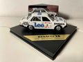 Renault 18 bianca numero 7 del 1978 con decorazione + testi sulla macchina - NOREV (edizione limitata per i 100 anni di Renault)