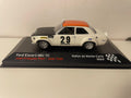 Ford Escort MK1 TC weiß, schwarz und orange Nummer 29 - Monte Carlo Rallye 1969