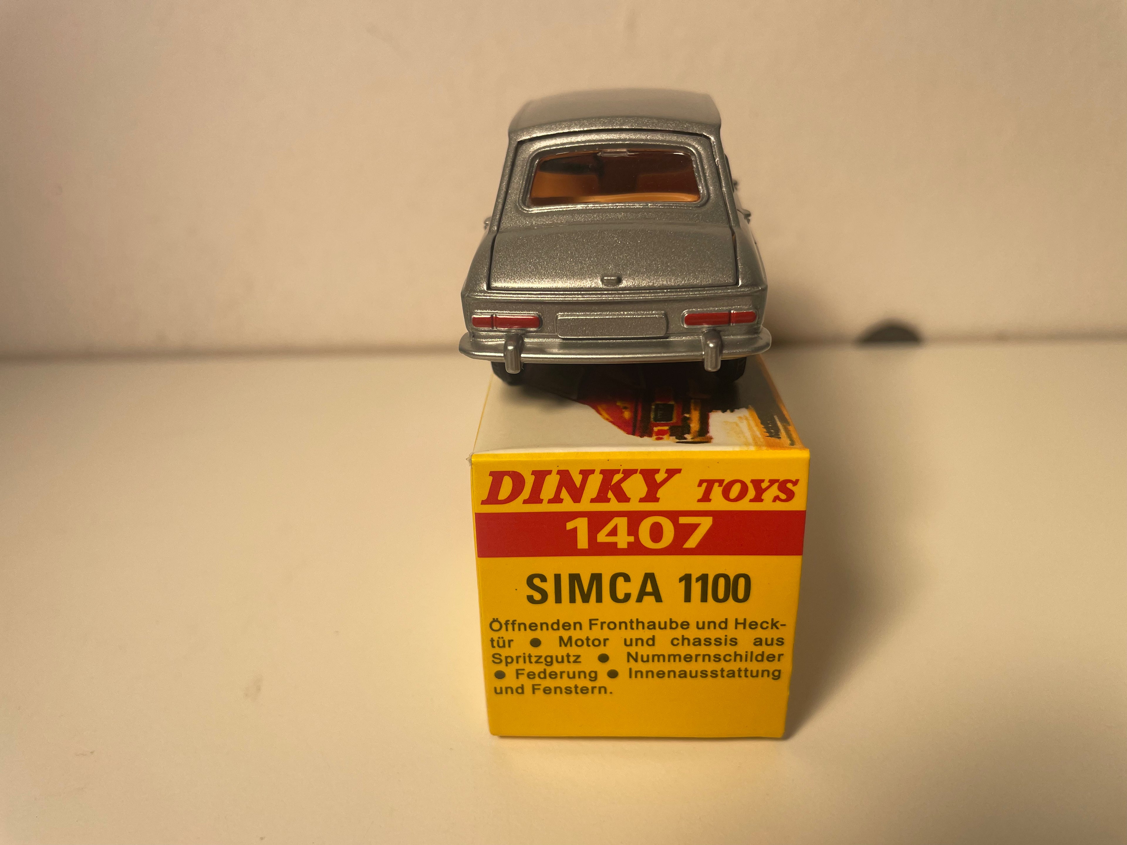 Simca 1100 grise Dinky-Toys (éditions Atlas) - N°1407
