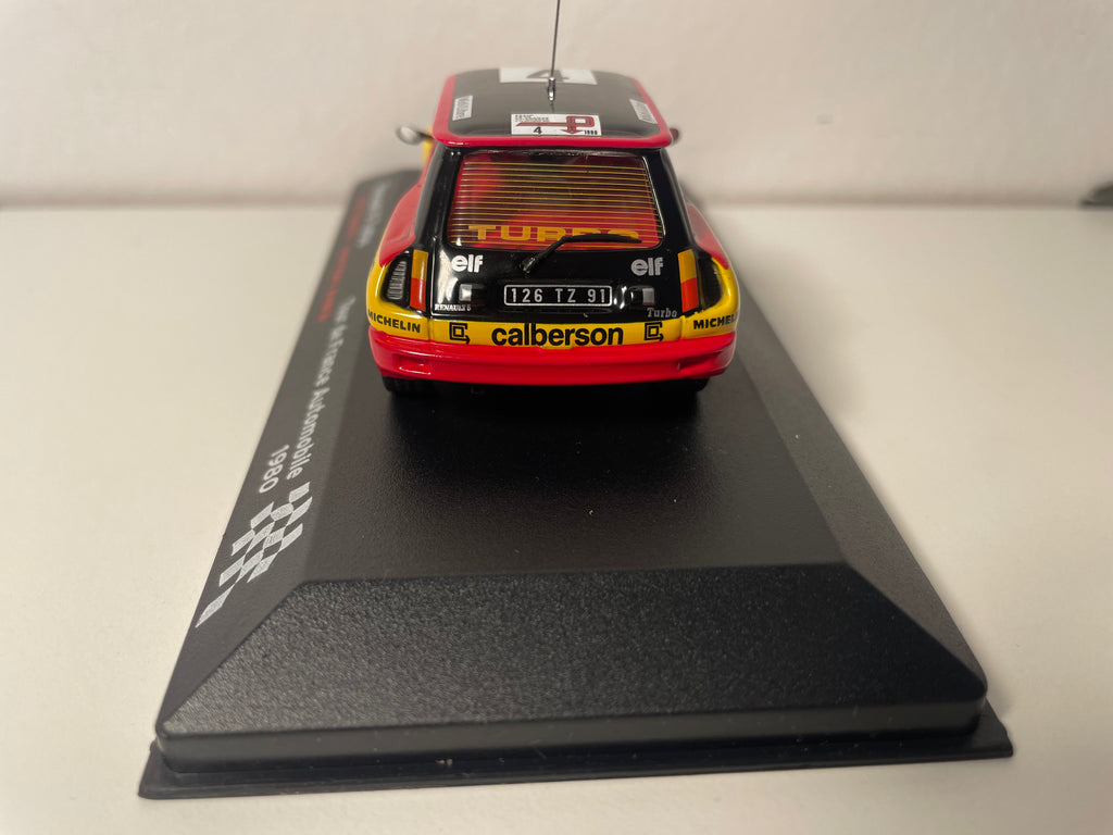 Renault 5 Turbo gialla, rossa e nera numero 4 - Tour de France automobilistico 1980