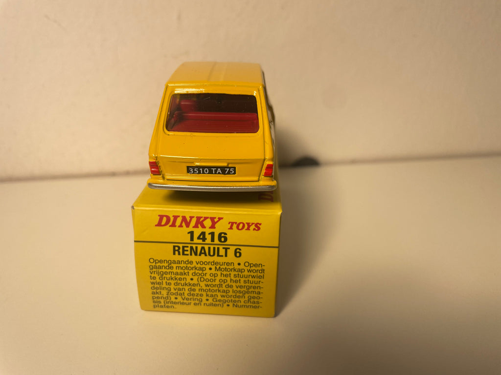 Renault 6 giallo arancio? Dinky-Tots (edizioni Atlas) - N°1416