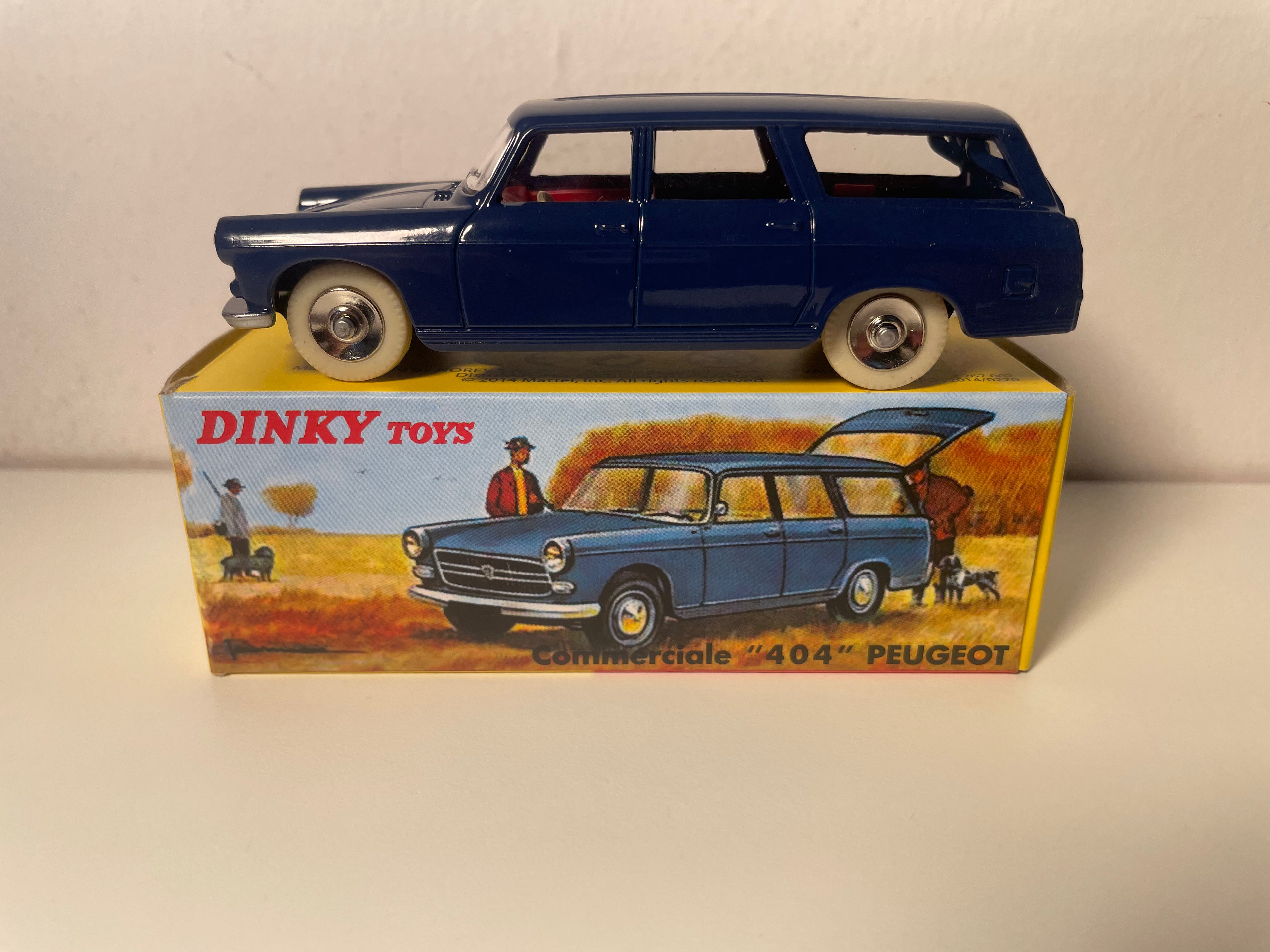 Peugeot 404 commerciale ciemnoniebieski Dinky-Toys (edytorzy Atlas) - N°525