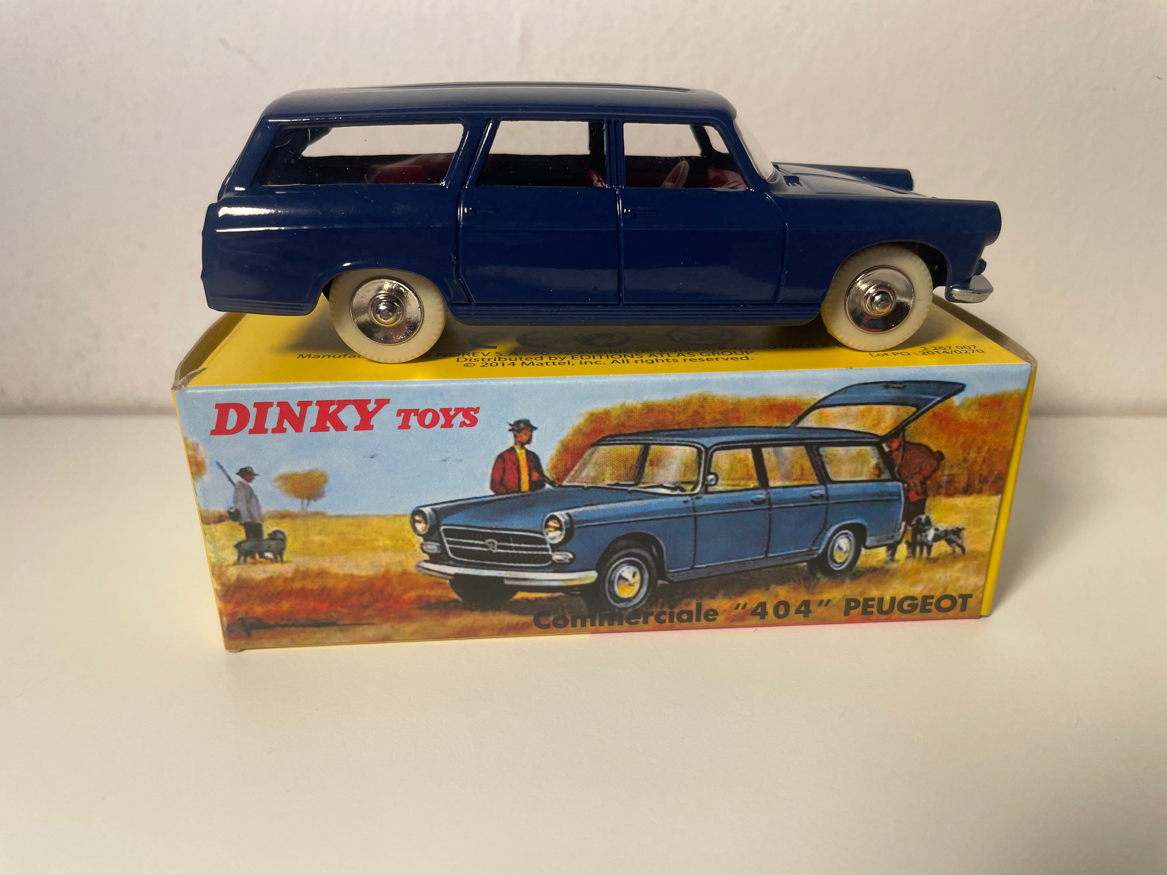 Peugeot 404 commerciale ciemnoniebieski Dinky-Toys (edytorzy Atlas) - N°525