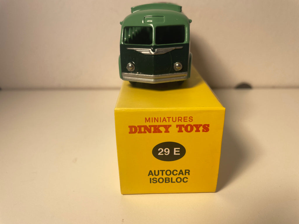 Autocar Isobloc vert et vert Dinky-Toys (éditions Atlas) - N°29 E