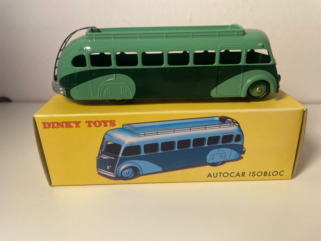 Autocar Isobloc vert et vert Dinky-Toys (éditions Atlas) - N°29 E