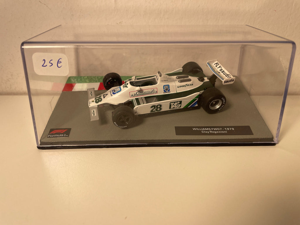 Williams FW07 wäiss Nummer 28 vun 1979 (Formel 1)
