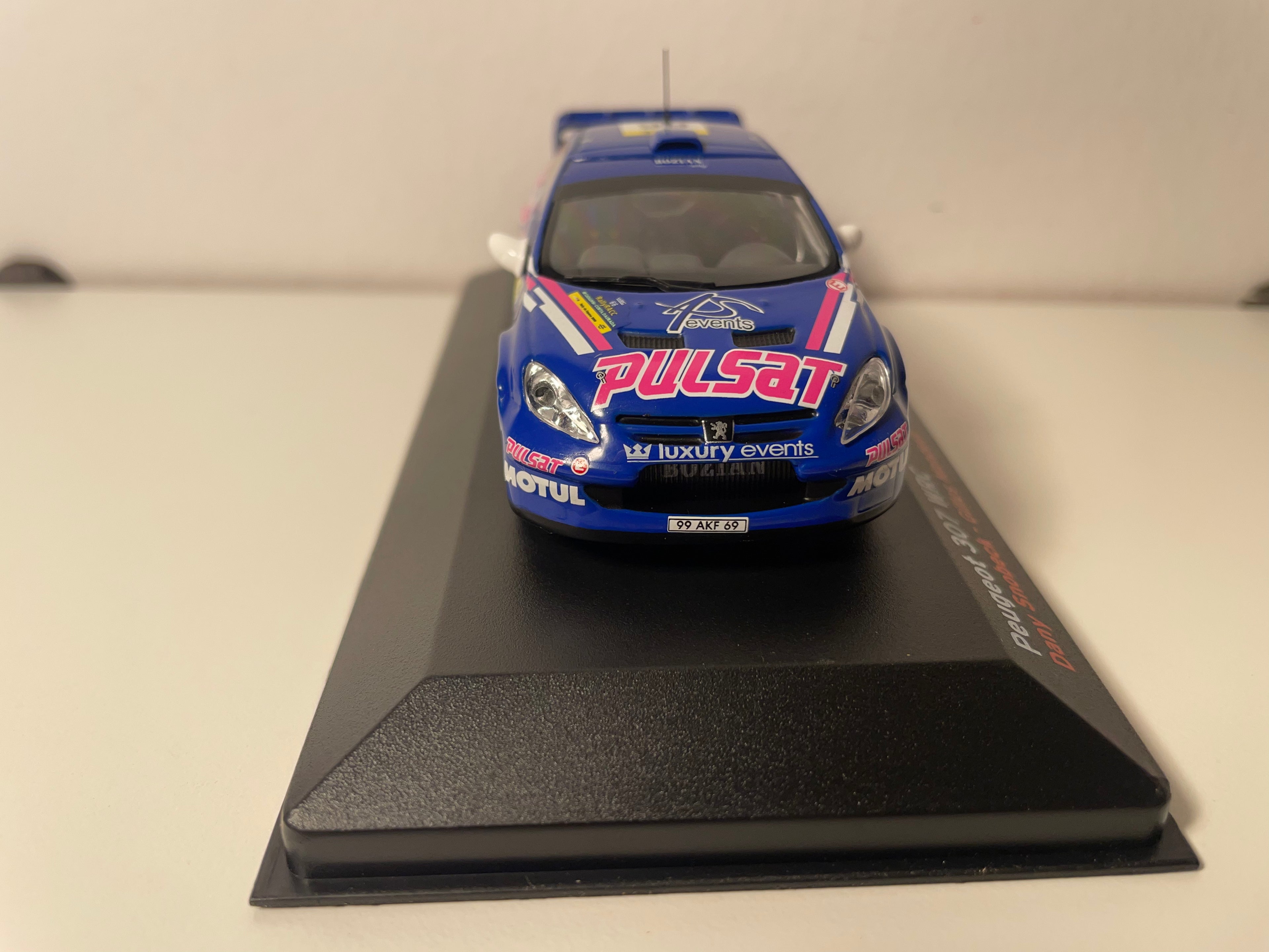 Peugeot 307 WRC bläi Nummer 66 - Rallye vu Katalounien 2009