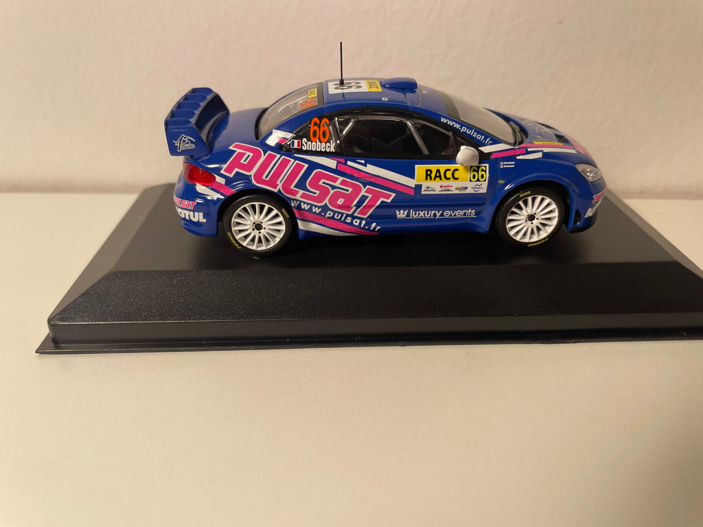 Peugeot 307 WRC blue number 66 - Catalonia Rally 2009