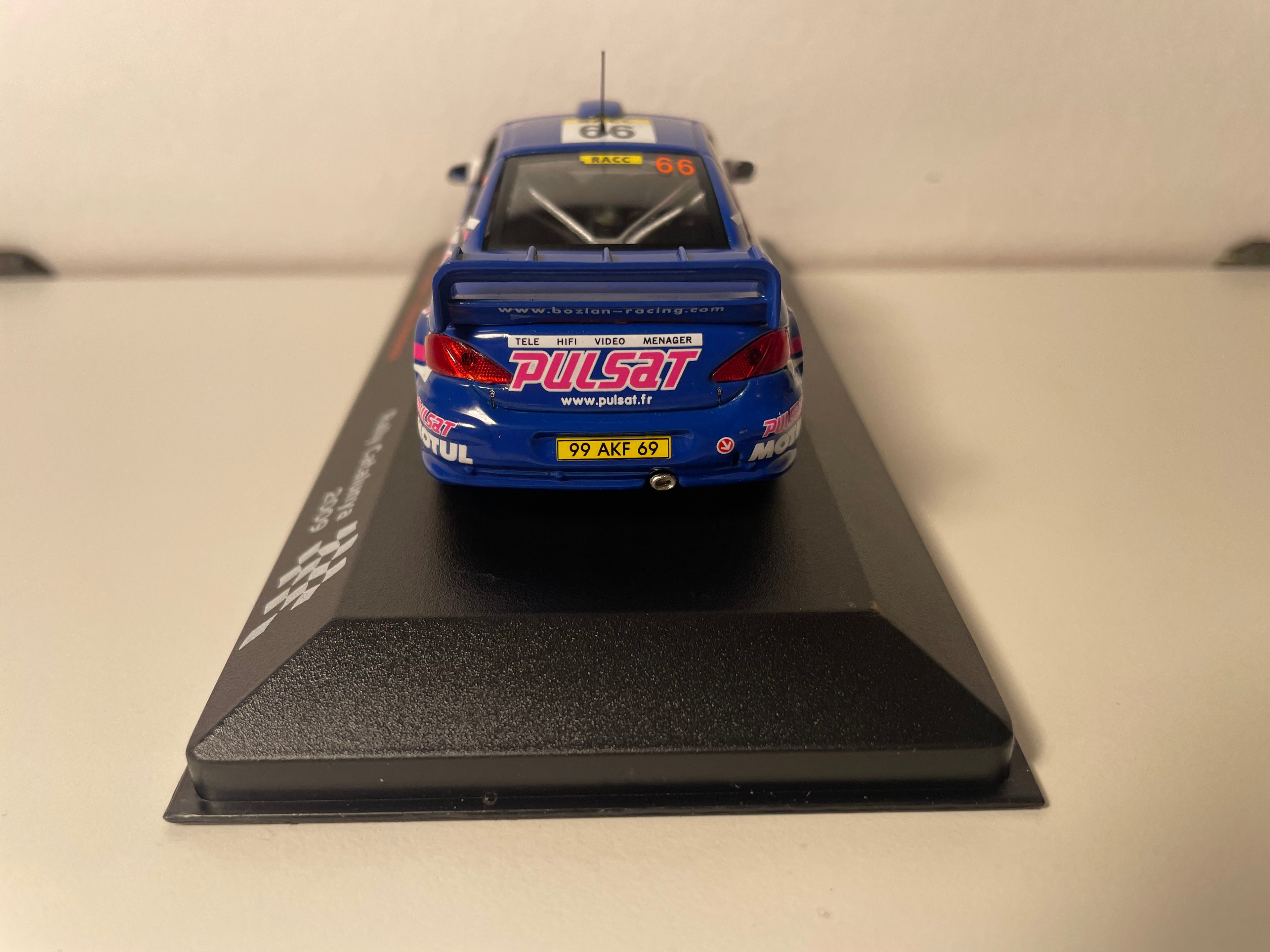 Peugeot 307 WRC bläi Nummer 66 - Rallye vu Katalounien 2009