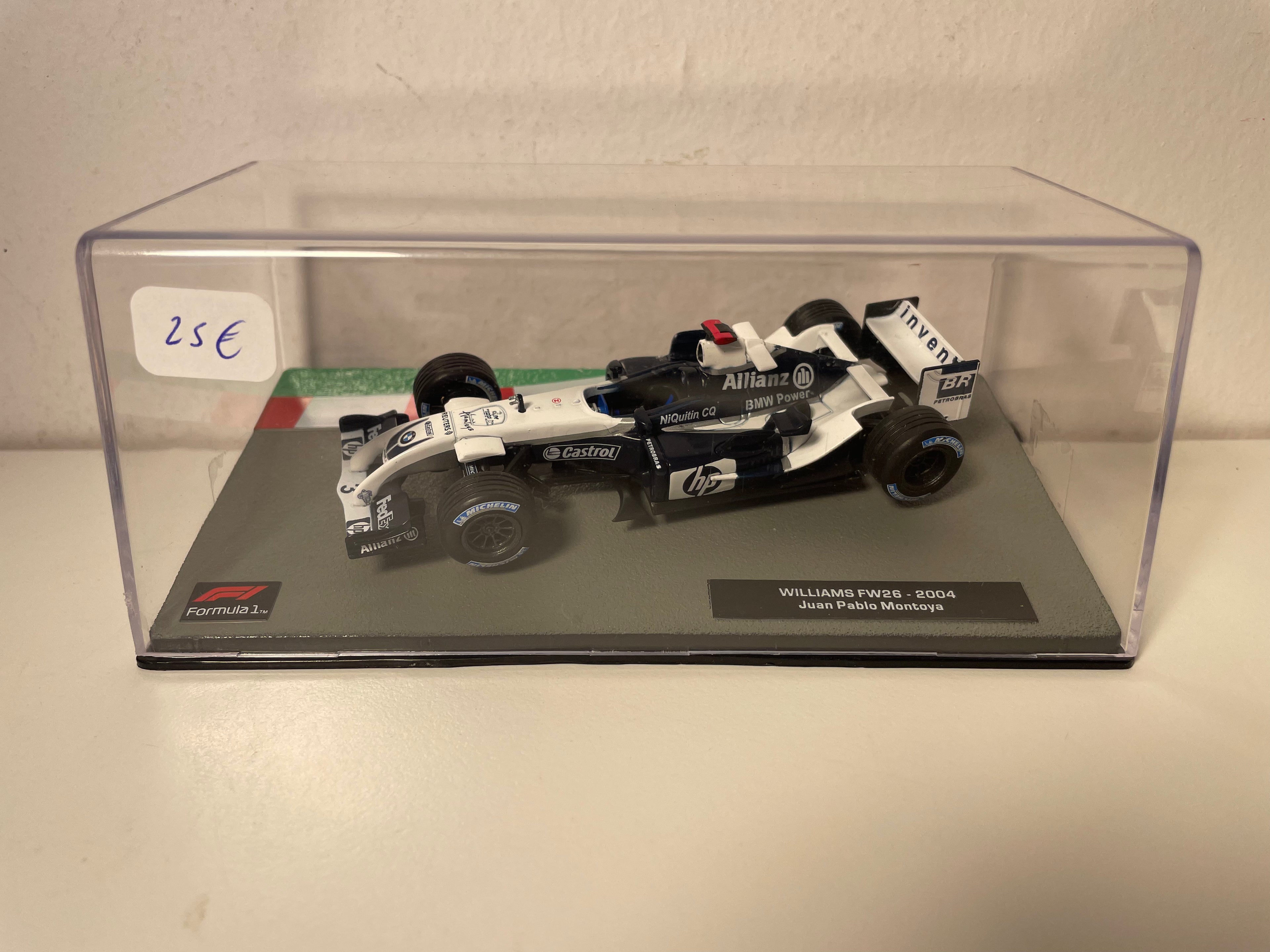 Williams FW26 wäiss an schwaarz Nummer 3 - Formule 1 (Juan Pablo Montoya)