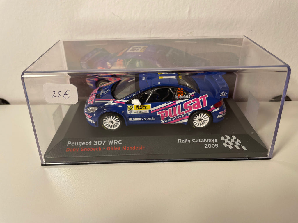 Peugeot 307 WRC blue number 66 - Catalonia Rally 2009