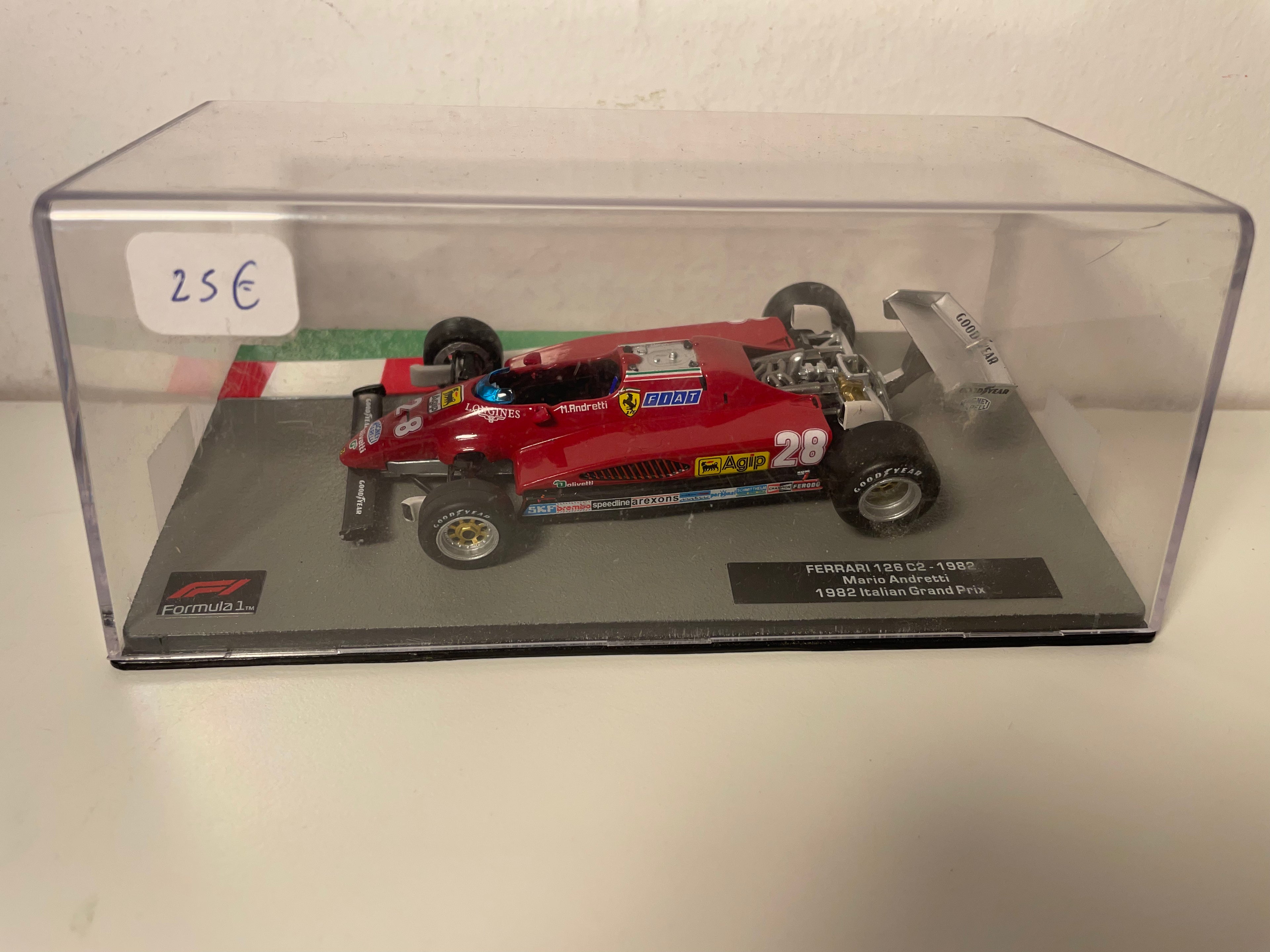 Ferrari 126 C2 nummer 28 uit 1982 (Formule 1) - Grand Prix van Italië