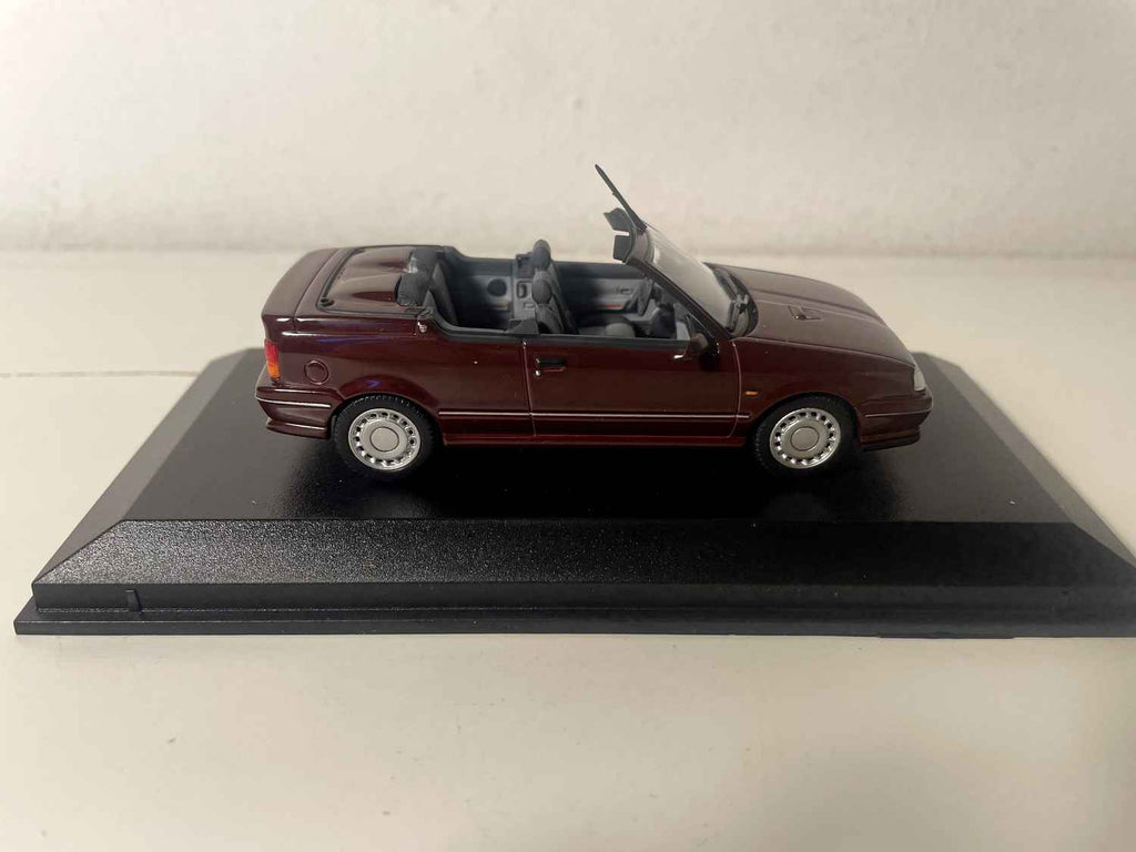 Renault 19 cabriolet bordeaux - NOREV