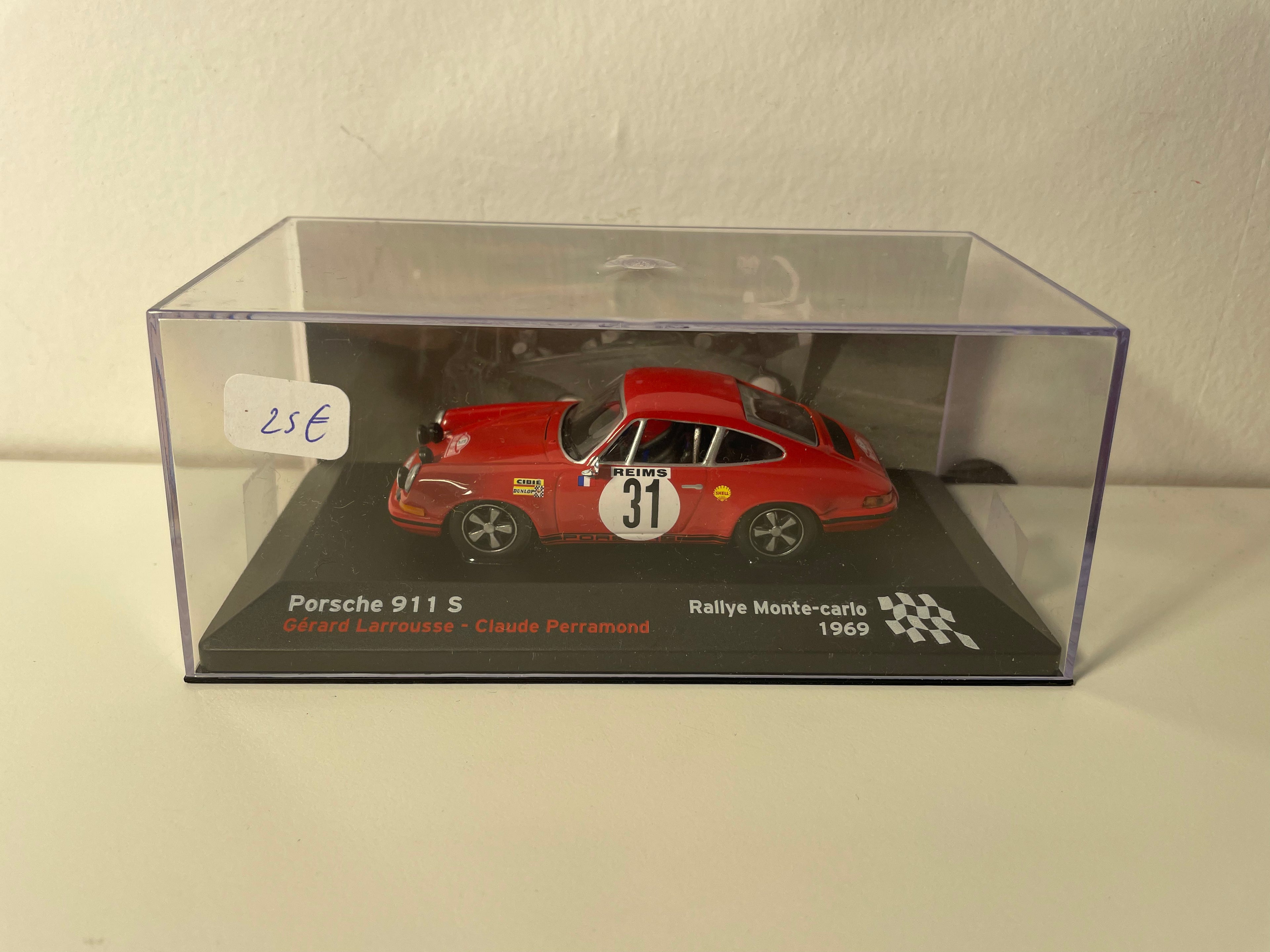 Porsche 911S rout Nummer 31 - Rallye Monte-Carlo 1969