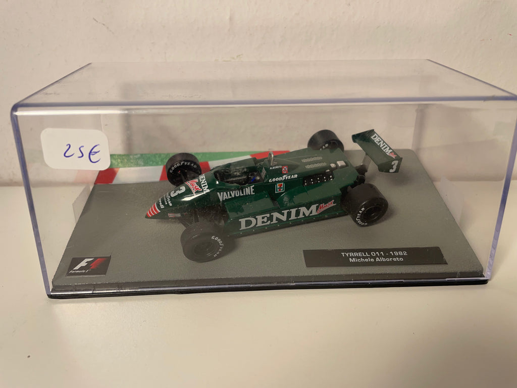 Tyrrell 011 zielona numer 3 z 1982 roku - Formuła 1
