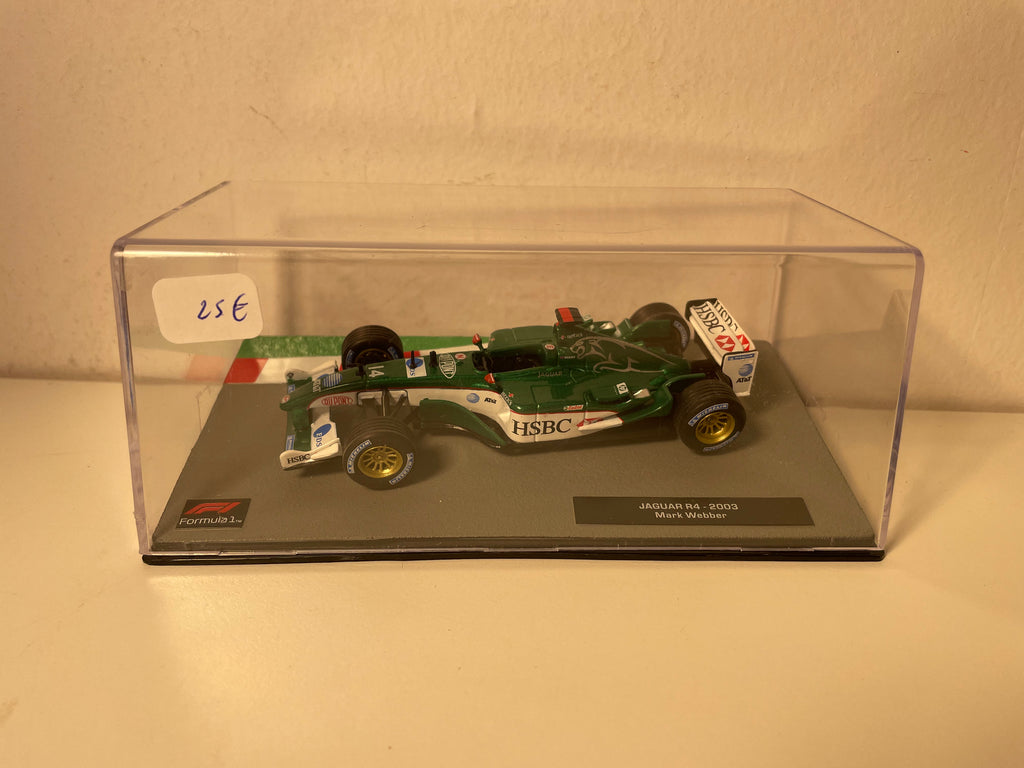 Jaguar R4 zielony numer 14 - Formuła 1 z 2004 (Mark Webber)