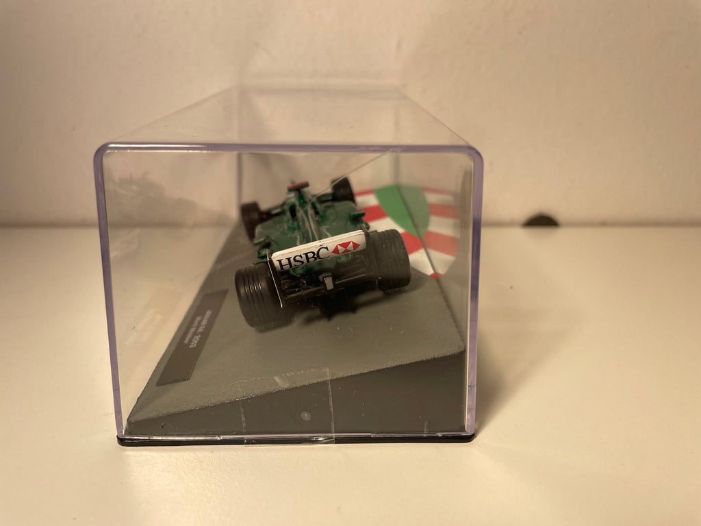 Jaguar R4 zielony numer 14 - Formuła 1 z 2004 (Mark Webber)