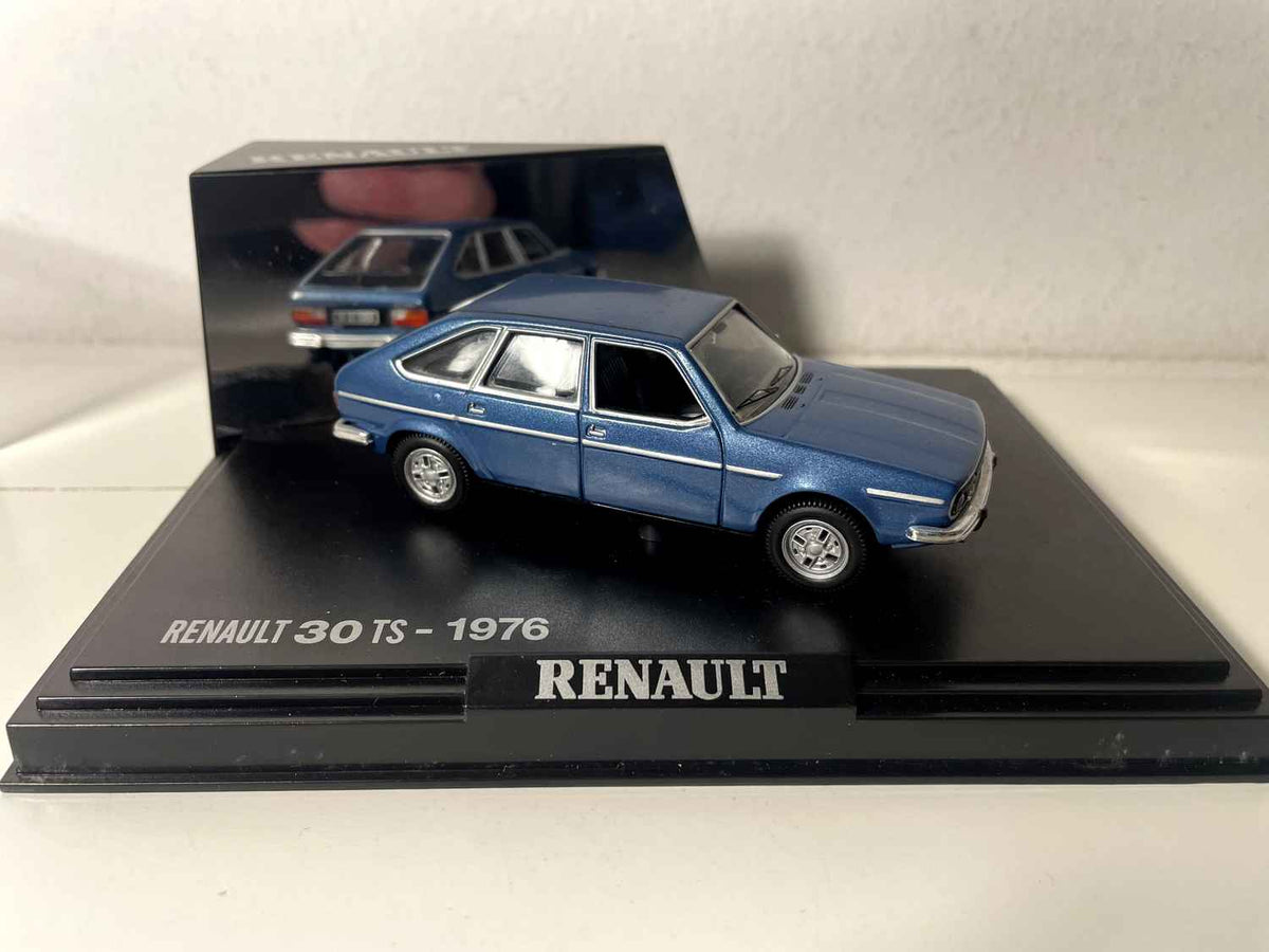 Renault 30 TS azul de 1976 (caja rectangular) - NOREV