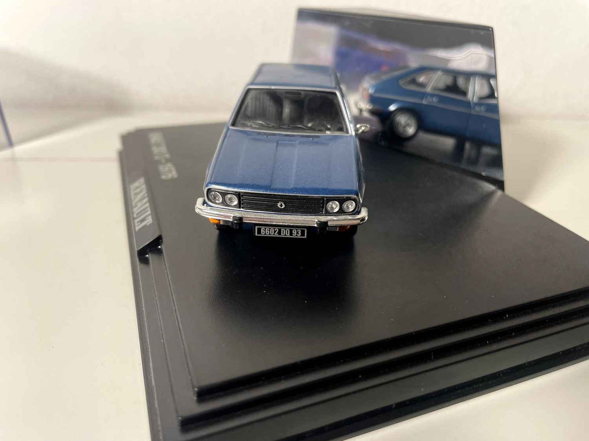 Renault 30 TS azul de 1976 (caja rectangular) - NOREV