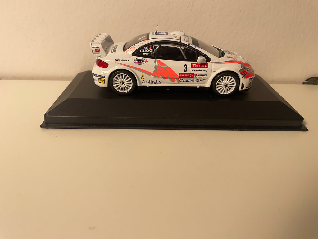 Peugeot 307 WRC Branca Número 3 - Rallye du Var 2007
