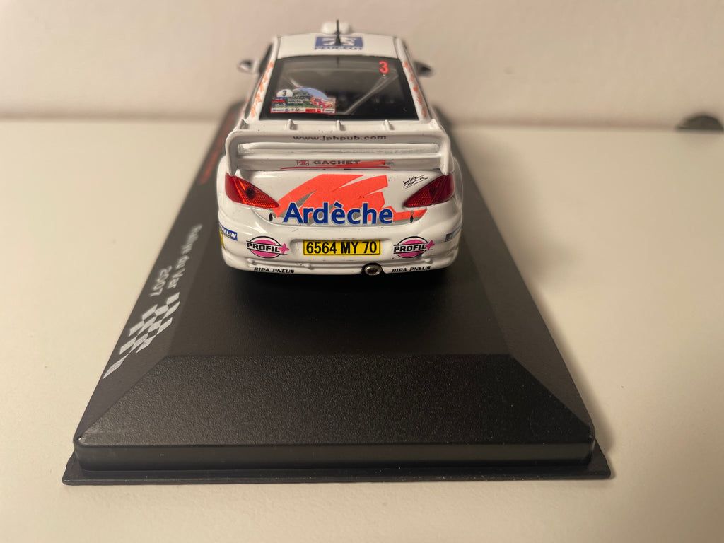 Peugeot 307 WRC Branca Número 3 - Rallye du Var 2007