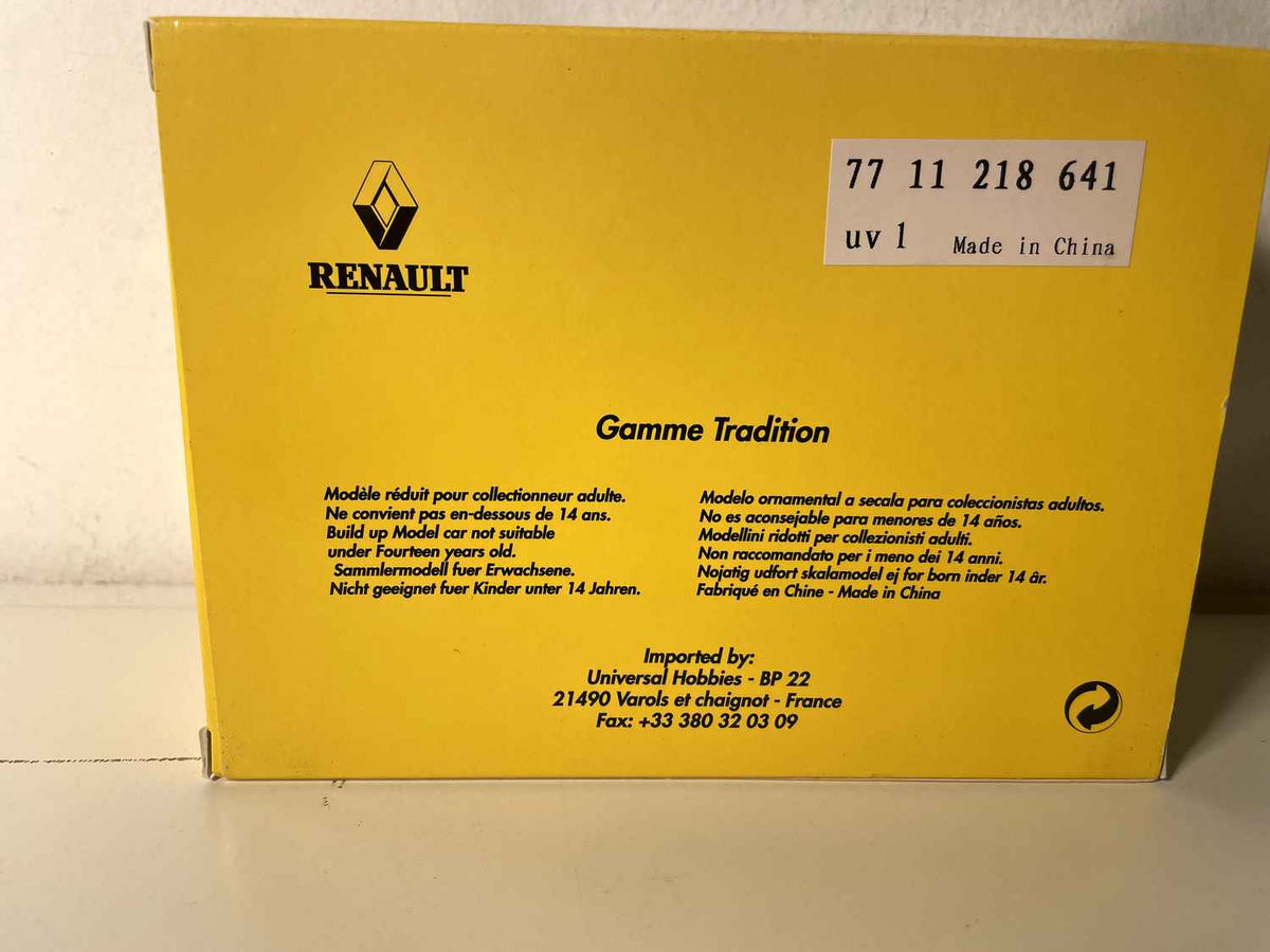 Renault Clio 16S rossa (scatola rettangolare) - Universal Hobbies